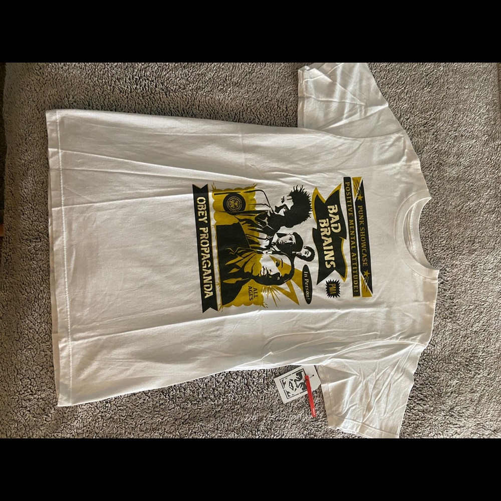 Obey x Bad Brains Limited Edition Collab T-Shirt *Rare Brand new